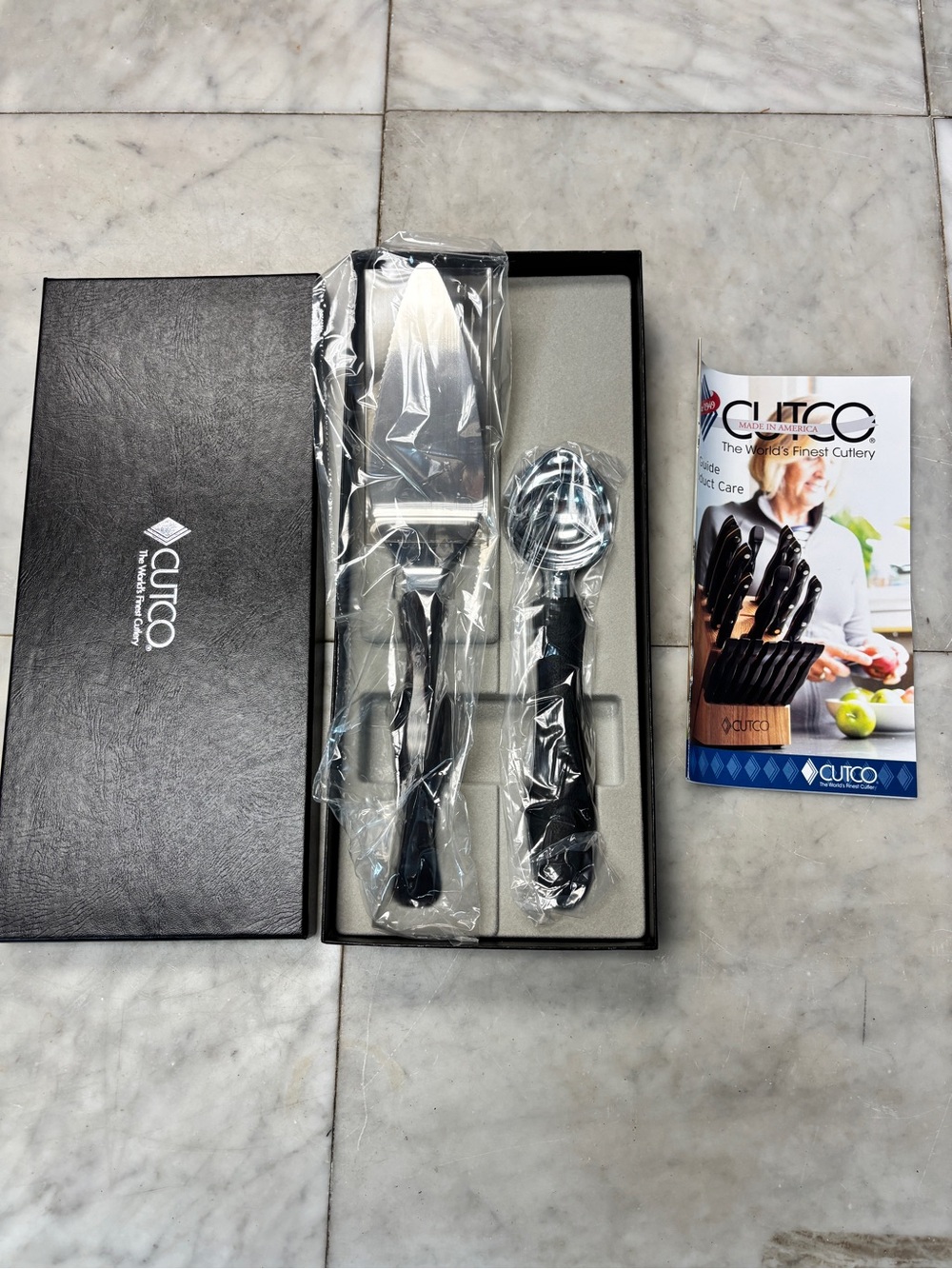 Cutco Party Set with Cake Server and Ice Cream Scoop NIB